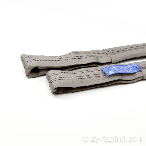 Grosir Polyester Crane Lifting Belt Round Sling